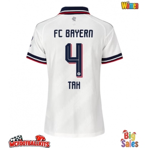 Bayern Munich Jonathan Tah #4 Replica Away Stadium Shirt for Women 2026-27 Short Sleeve